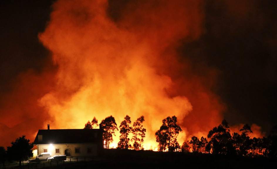 Incendio Alemania